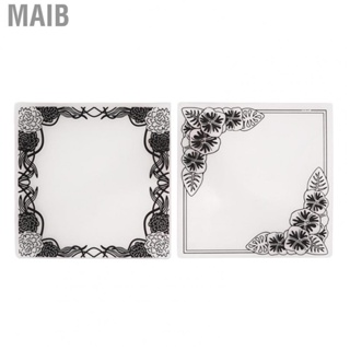 Maib Embossing Folders DIY Making Decorative Textures Plastic Embossed Designs Templates for Craft Projects