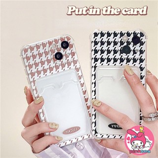 เคสโทรศัพท์มือถือ ซิลิโคน TPU ใส แบบนิ่ม กันกระแทก พร้อมช่องใส่บัตร สําหรับ iPhone 14 13 12 11 Pro Max X Xr Xs Max 8 7 Plus SE2020