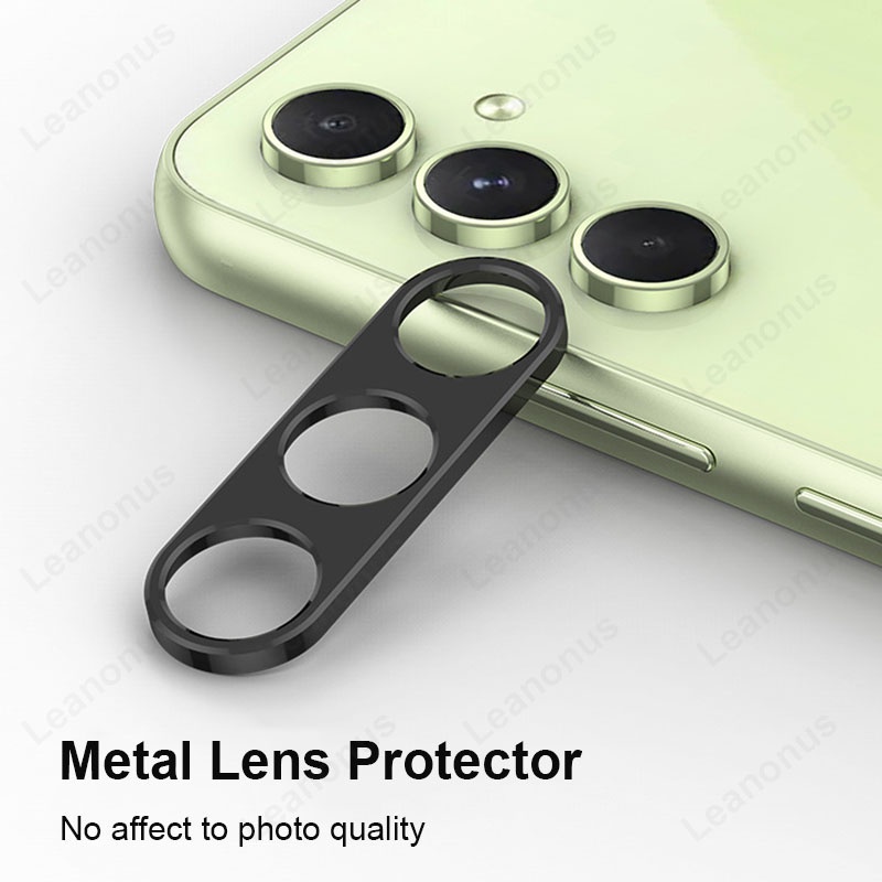 ตัวป้องกันเลนส์โลหะ สําหรับ Samsung Galaxy A54 A14 A34 A24 5G แหวนป้องกันกล้อง กันกระแทก ฝาครอบเลนส์