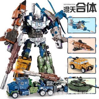 พร้อมส่ง โมเดลหุ่นยนต์ การ์ตูนอนิเมะ Cantonese Star 8388 Five-in-One Robot King Kong Tank Attack สําหรับเด็กผู้ชาย