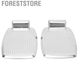 Foreststore 2x Wheelchair Footrests Aluminum Alloy Replacement Wheelchair Footplate Pedal