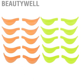 Beautywell Silicone Eyelash Perming Curler  Reusable Lash Lift Rods Soft 5 Pairs  for Individuals