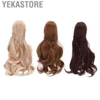 Yekastore Doll Hair Wig  8 To 9in BJD Doll Hair Wig  for 21 To 24cm Head Circumference