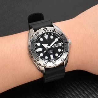 สายนาฬิกาข้อมือซิลิโคน 20 มม. 22 มม. พร้อมหัวเข็มขัดโลโก้เหล็ก สําหรับ SEIKO Diving 007 Abalone Canned Resin Watch Strap
