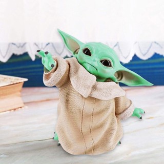 ฟิกเกอร์ รูปปั้น YODA Mandalorian War Star Little Baby ของเล่นสําหรับเด็ก