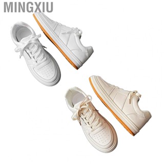 Mingxiu Men Fashion Sneakers  Rubber Sole Men Shoes Slip Resistant Artificial PU Easy Matching Breathable  for Daily for Fall