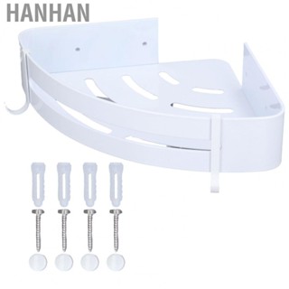 Hanhan Triangular Shower Shelf  Shower Corner Organizer Easy Installation  for Toilet