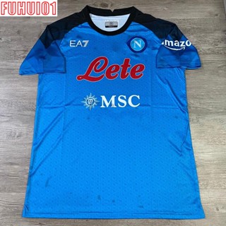 (Fuhui01) เสื้อบอล นาโปลี ชุดเหย้า (แฟน) ฤดูกาล 22/23 Napoli Home Kit (Fan) Season 22/23 กัลโช่ ยูฟ่า