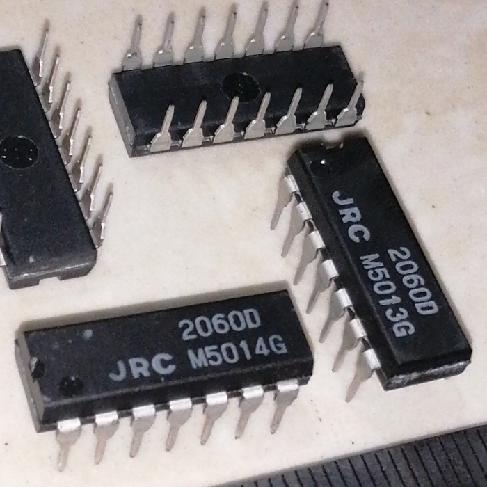 2060d JRC2060D 2060 NJM2060D Quad Opamp Preamp IC Dip-14 เครื่องขยายเสียง