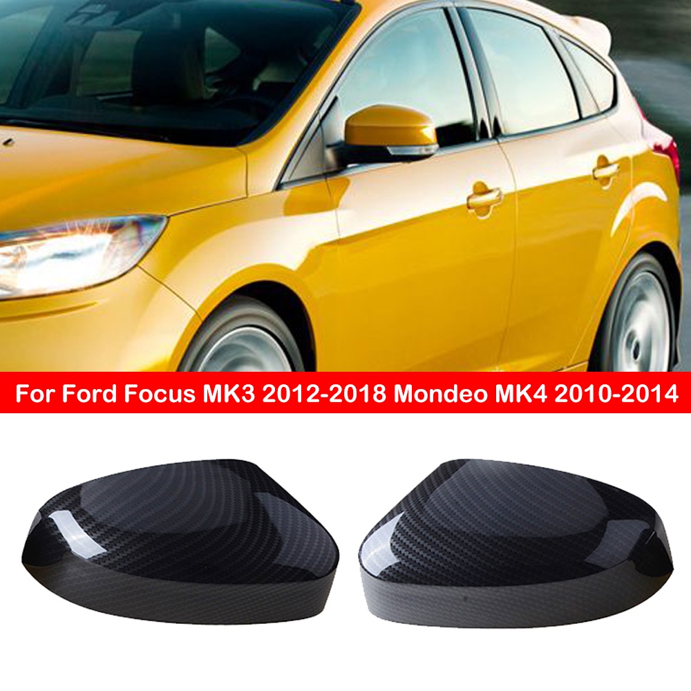 ฝาครอบกระจกมองหลังรถยนต์ สําหรับ Ford Focus MK3 2012-2018 Mondeo MK4 Facelift 2010-2014