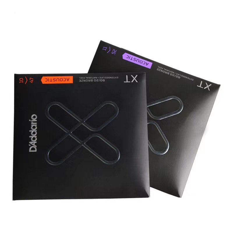 D'addario XT xtapb1152 สายกีตาร์อะคูสติก ชุบบรอนซ์ พร้อมโทนสีธรรมชาติ และสาย 6 สาย สําหรับกีตาร์อะคูสติก 11-52