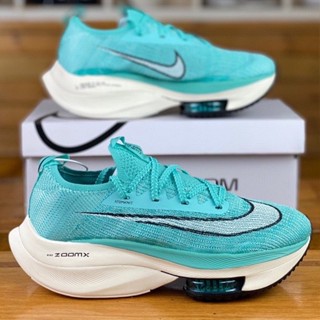  Air Zoom alphafly Next % รองเท้ากีฬา รองเท้าวิ่งมาราธอน สีฟ้า สําหรับผู้ชาย ไซซ์ 39-45 W3KN