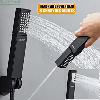 【Big Discounts】Shower Head Bathing Handheld Nozzle Pressurized Sprayer Water Saving 3 Levels#BBHOOD