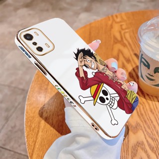 สําหรับ Infinix Zero 5G Ultra Zero 20 X Pro Neo Original Square Edge Overlooking D.Luffy Pattern Cover Casing เคสโทรศัพท์ แบบนิ่ม ชุบหรูหรา