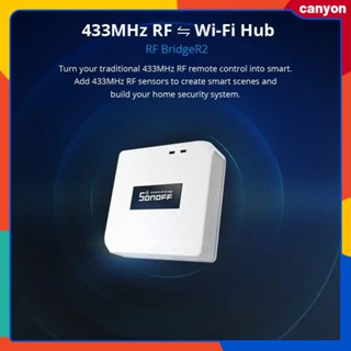 Sonoff 433mhz Rf+ Wifi Smart Hub ตัวจับเวลาหลายวิธี การเชื่อมโยงฉากอัจฉริยะ ระบบป้องกันความปลอดภัยภายในบ้าน ทำงานร่วมกับระบบนิเวศอื่นๆ หุบเขาลึก