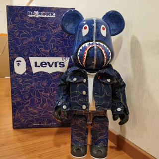 ฟิกเกอร์ รูปหมีฉลามคาวบอย Abs 1000% Be@rbrick 70 ซม. สําหรับของขวัญ