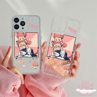 เคสโทรศัพท์มือถือแบบนิ่ม TPU ใส กันกระแทก กันรอยกล้อง ลายการ์ตูนมหาเวทย์ผนึกมาร สําหรับ iPhone 14 Plus 11 13 12 Pro Max X XR XS 7 SE 2020