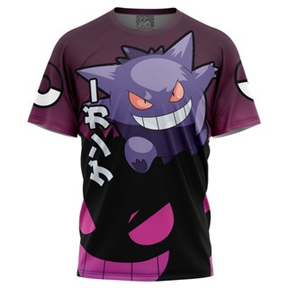 เสื้อยืด พิมพ์ลายโปเกม่อน Gengar V4