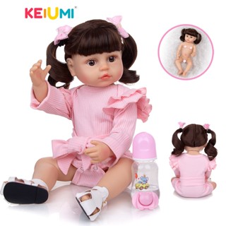 Keiumi 22 นิ้ว เด็กแรกเกิด ซิลิโคนนิ่ม จําลอง ทารกแรกเกิด