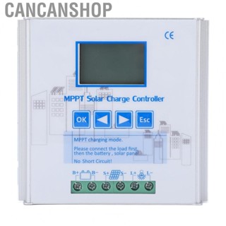 Cancanshop 20A/30A/40A MPPT Solar Charge Controller Efficient Charging  Reverse Panel Regulator 12V 24V