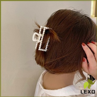 LEXO กิ๊บติดผมประดับไข่มุกเทียม  หรูหราและเรียบง่าย เครื่องประดับผม  pearl hair clip