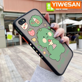 สําหรับ OPPO A77 F3 F3 Plus เคสการ์ตูนไดโนเสาร์น้อยน่ารัก ดีไซน์ใหม่ บาง ฝ้า เคสโทรศัพท์แข็ง ขอบซิลิโคน เคสกันกระแทก