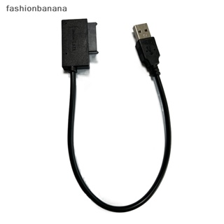 [fashionbanana] อะแดปเตอร์แปลงสายเคเบิ้ล USB 2.0 Mini Sata II 7 + 6 13Pin สําหรับแล็ปท็อป