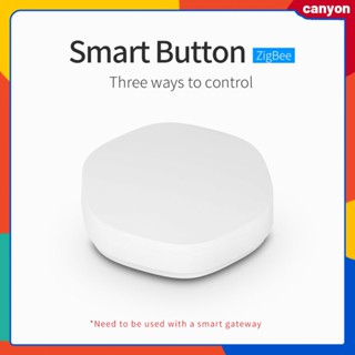 Zigbee Smart Wireless Diy Button Switch การควบคุมแบบไร้สายการเชื่อมต่อหลายฉากสวิตช์อัจฉริยะที่ใช้กับ Smart Gateway หุบเขาที่สวยงามและกะทัดรัด