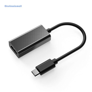 [ElectronicMall01.th] อะแดปเตอร์แปลงสายเคเบิล USB Type C DP เป็น HDMI 4K USB3.1 10Gbps HDTV #