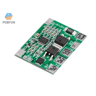 Pcbfun บอร์ดป้องกันที่ชาร์จแบตเตอรี่ลิเธียม Bms 4s 8a 12.8v Lifepo4 Life 18650