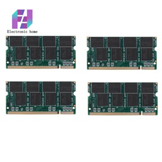 หน่วยความจําแล็ปท็อป 1GB DDR1 SO-DIMM 200PIN DDR333 PC 2700 333MHz สําหรับโน้ตบุ๊ก Sodimm Memoria 4 ชิ้น