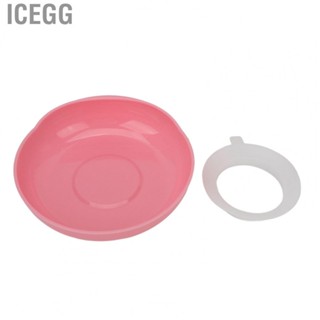 Icegg Disabled Scooper Bowl High Curved Edge Glossy Detachable Seamless