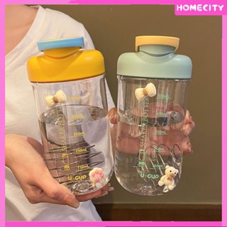 [พร้อม] 750ml Simple Blender Shaker Bottle with Stainless Whisk Ball Bpa Free Plastic Protein Shakes Workout Gym Sports Water Bottle