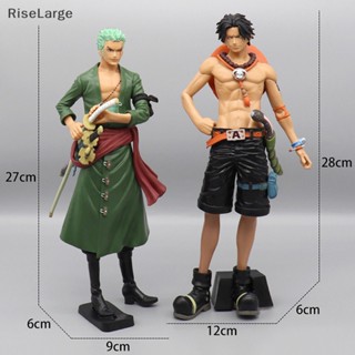 [RiseLarge] ใหม่ โมเดลฟิกเกอร์อนิเมะ One Piece Luffy Zorro Ace Sanji·White Beard Fighg