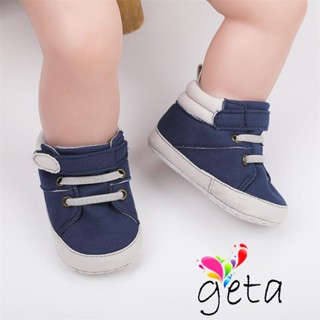 Geta- รองเท้าเด็กวัยหัดเดิน พื้นนิ่ม กันลื่น สีตัดกัน สําหรับเด็กผู้ชาย