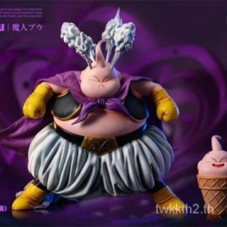 พร้อมส่ง หัวแกะสลักสองหัว รูปดราก้อนบอล GK Majin Fat Buuu สูงประมาณ 34 ซม.