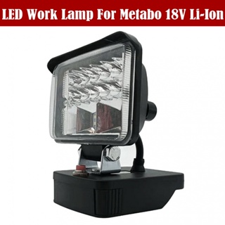 ไฟ LED ABS + PC อุปกรณ์เสริม สําหรับ Metabo 18V Li-Ion เครื่องมือเปลี่ยน 1 ชิ้น