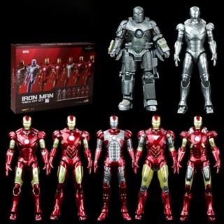 ฟิกเกอร์ Iron Man 4 นิ้ว MK1 MK2 MK3 MK4 MK5 MK6 MK7 ของเล่นสําหรับเด็ก