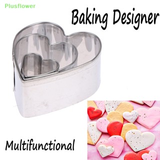 (Plusflower) แม่พิมพ์ตัดดินโพลิเมอร์ สําหรับทําเครื่องประดับ ต่างหู เค้ก คุกกี้ DIY