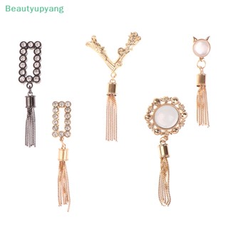 [Beautyupyang] จี้หัวเข็มขัดโลหะ พร้อมพู่ สําหรับตกแต่งกระเป๋าหนัง งานฝีมือ DIY