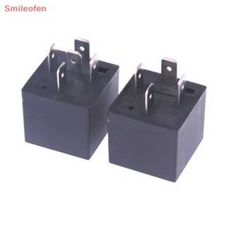 [Smileofen] รีเลย์รถยนต์ 4/5Pin DC 12V/24V สําหรับไฟหน้า เครื่องปรับอากาศ