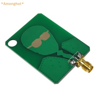 Amonghot&gt; เสาอากาศวิทยุ ความถี่วิทยุ แบบพกพา พร้อมตัวเชื่อมต่อ SMA-K UWB-1P 2.4GHz-7GHz RF โลหะ ทนทาน