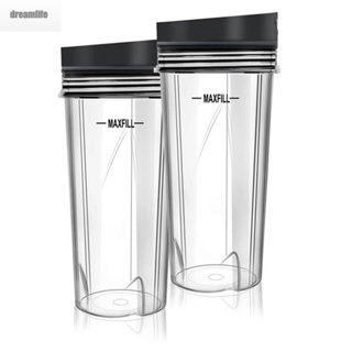 【DREAMLIFE】Cup Set High Quality 2 Lids ABS + PP Brand New For BL660 BL740 For BL770 BL780