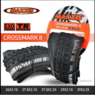 Maxxis CROSSMARK II ยางล้อรถจักรยานเสือภูเขา แบบพับได้ 26x2.1 27 29