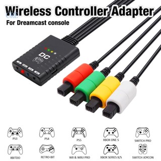 Cre อะแดปเตอร์เชื่อมต่อจอยเกม สําหรับ DC-Wii Switch-PS3 PS4-PS5 รองรับมือจับเกม 4 ชิ้น