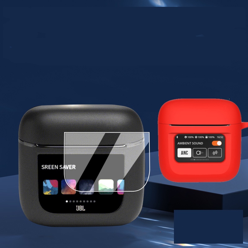 แฟชั่น2PCS Clear Screen Protector ฟิล์มป้องกันใช้งานร่วมกับสําหรับ JBL TOUR PRO 2 ฟิล์มป้องกันแบบยืดหยุ่น Ultra-thin TPU Soft Film