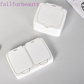 FALLFORBEAUTY กล่องเก็บเครื่องเขียน ป้องกันฝุ่น พร้อมฝาปิด DIY สําหรับผู้หญิง