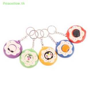 Peacellow พวงกุญแจฟองน้ํา จี้โดนัท ไอออน คลายเครียด สุ่มสี 1 ชิ้น