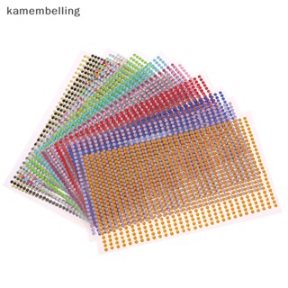 Kamembelling สติกเกอร์คริสตัลเพชรเทียม มีกาวในตัว 750 ชิ้น EN