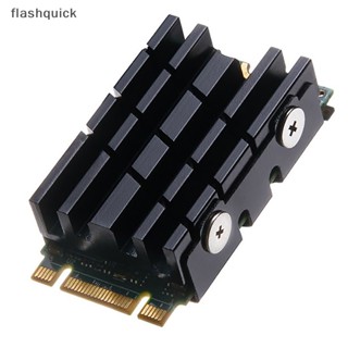 Flashquick 2242 แผ่นฮีทซิงค์ระบายความร้อน อลูมิเนียม สําหรับ .2 SSD M2 NVME SSD Nice